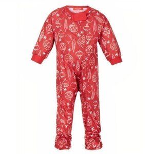 Family Pajamas Matching Baby Ornament Print Family Pajamas